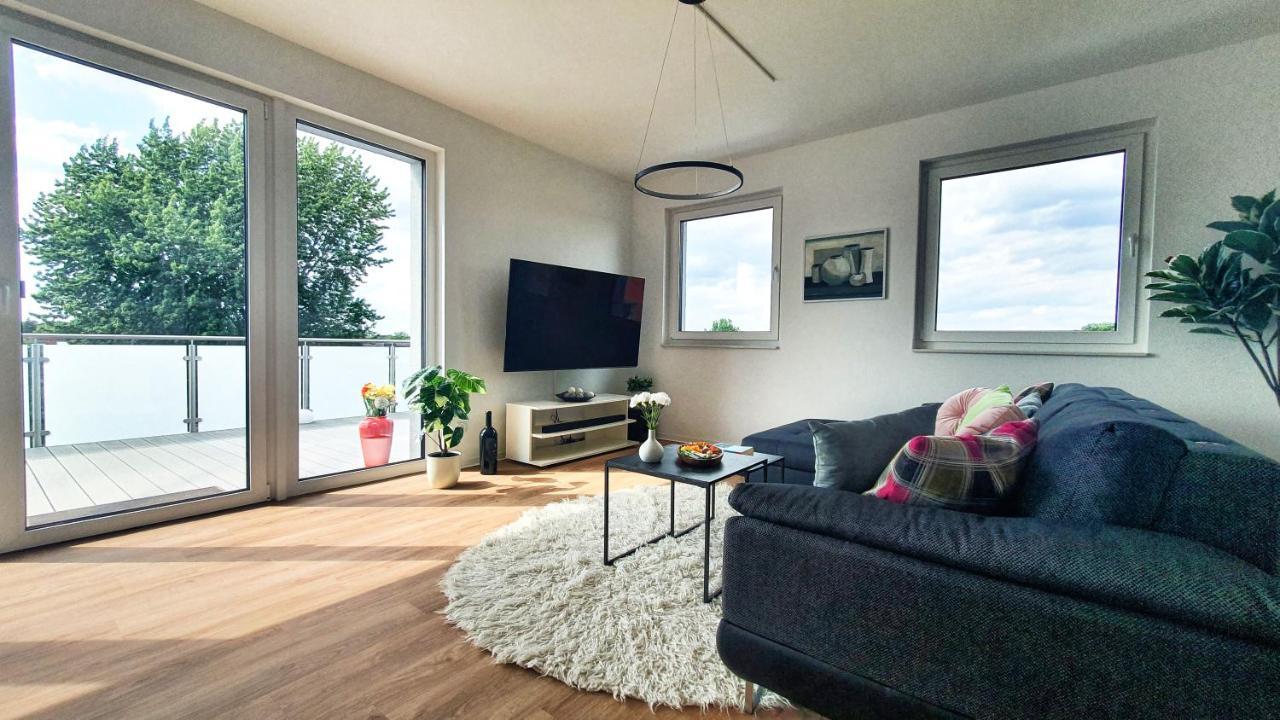 Penthouse Mit Whirlpool Im Herzen Von Niedersachsen Burgwedel  Exterior foto